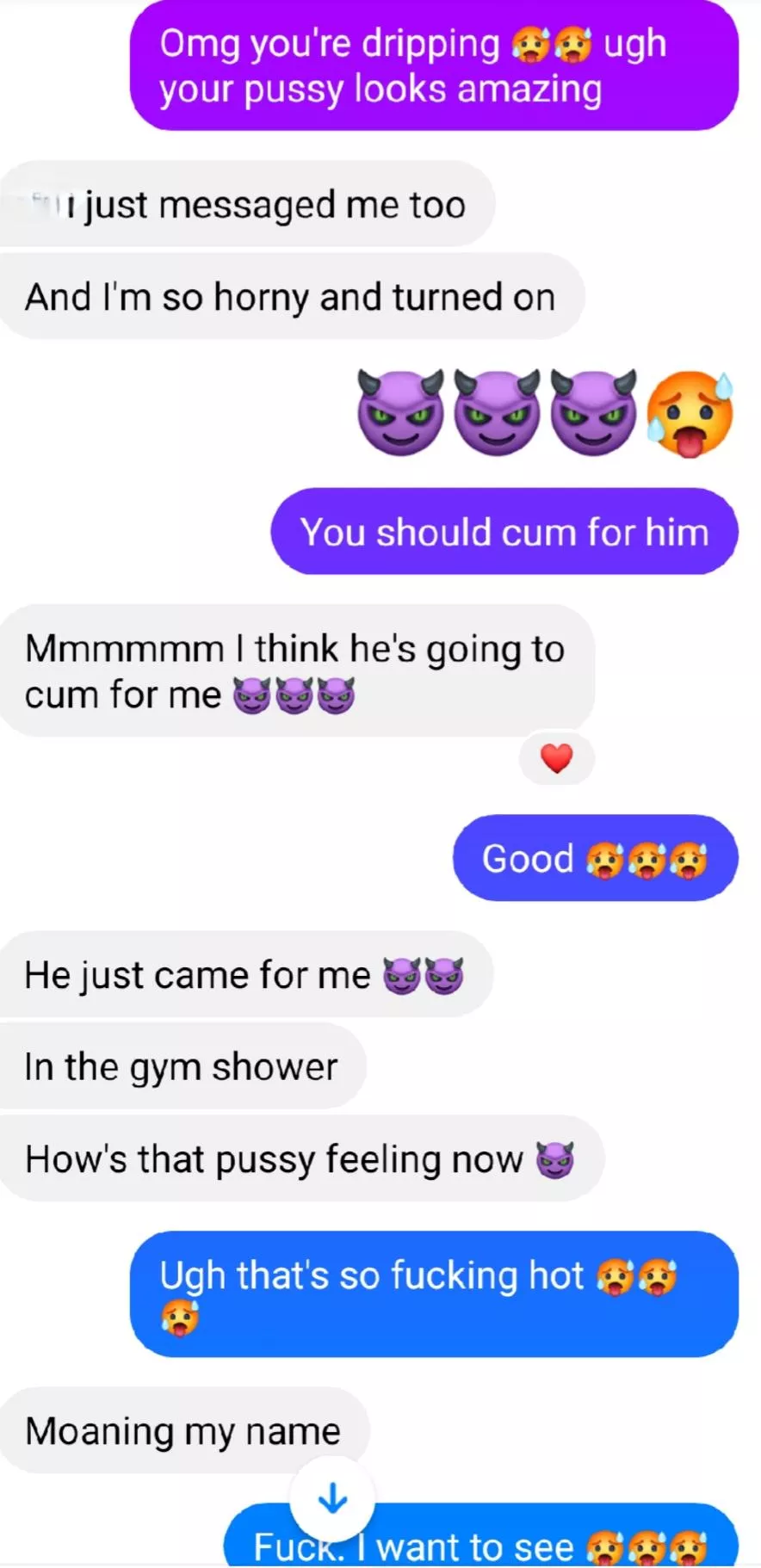 Omg I just got sent this now 🥵 He's ignoring my messages and sexting a cake and came for her at the gym 💦 I just came instantly posted by Ms_Quean