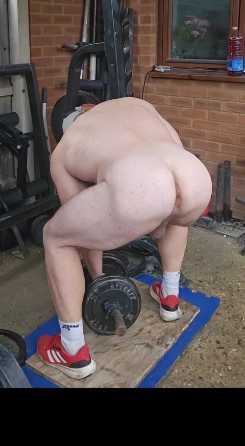 Out here training naked by strongdickie2