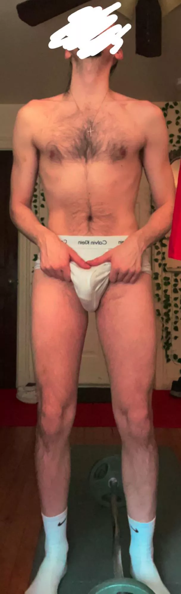 POV: You come over your bros house and he’s standing in the living room like this. Your reaction? posted by Square-Shake-9530