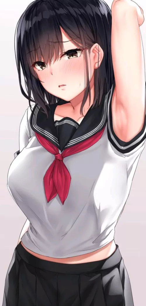 Schoolgirl by throwfarfarthest