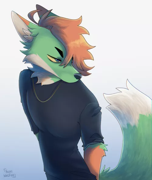 Sly (art by me) by YoshiWolfox
