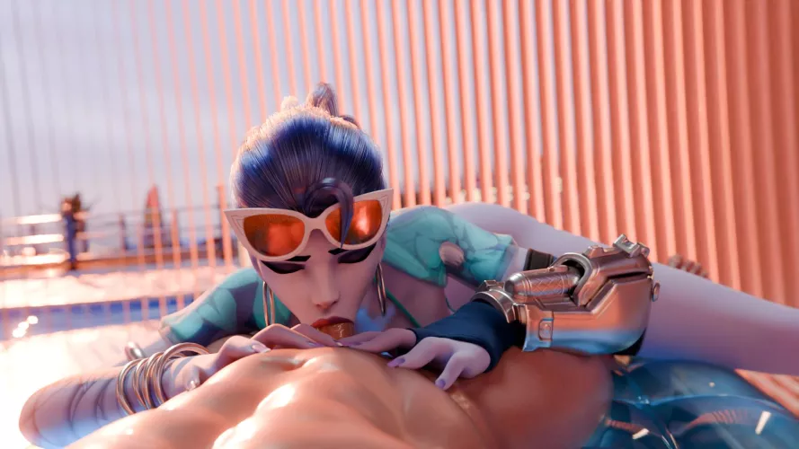 Widowmaker (Gifdoozer) by mustachy-