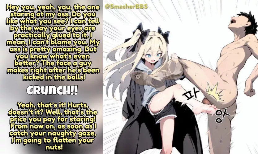 Caught you! (Mistress Jill Audio Version in Comments) by BallbustingFanatic