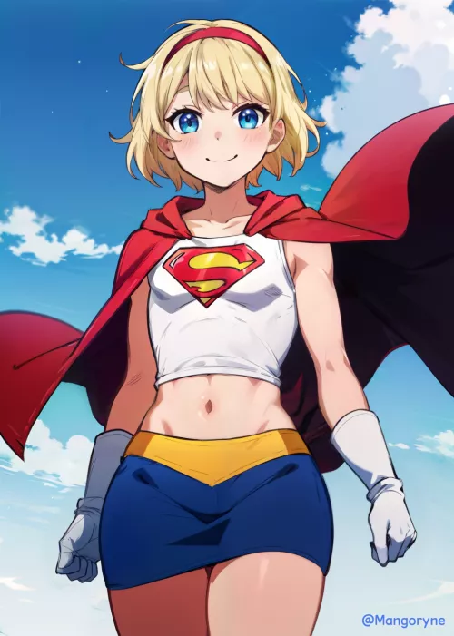 Elie — Supergirl cosplay (AI) by Mangoryne_