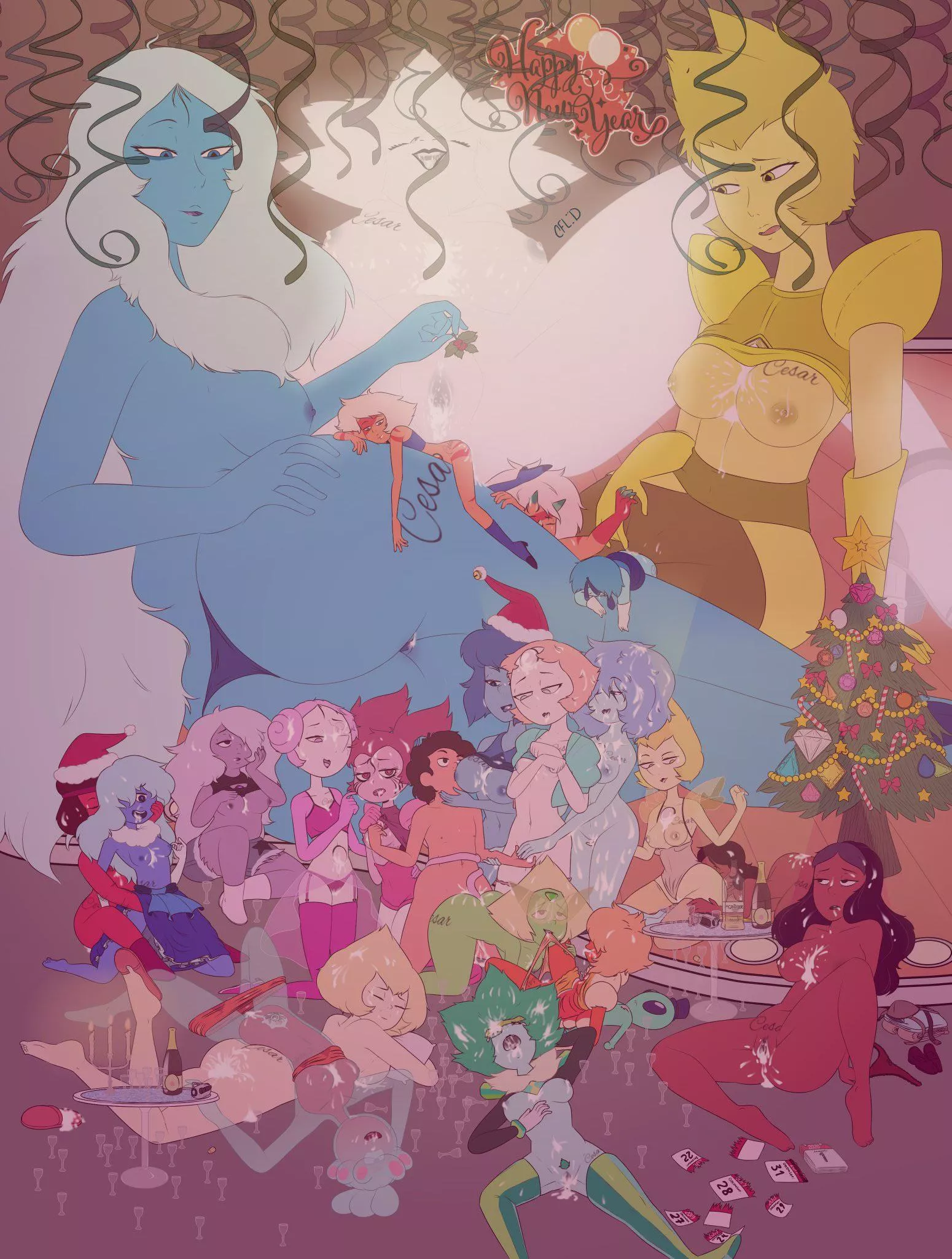 Everyone is here (don’t know the artist) posted by Draygons11