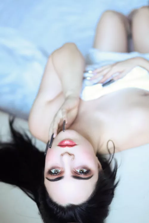 Extra long silver nails by luisathorne