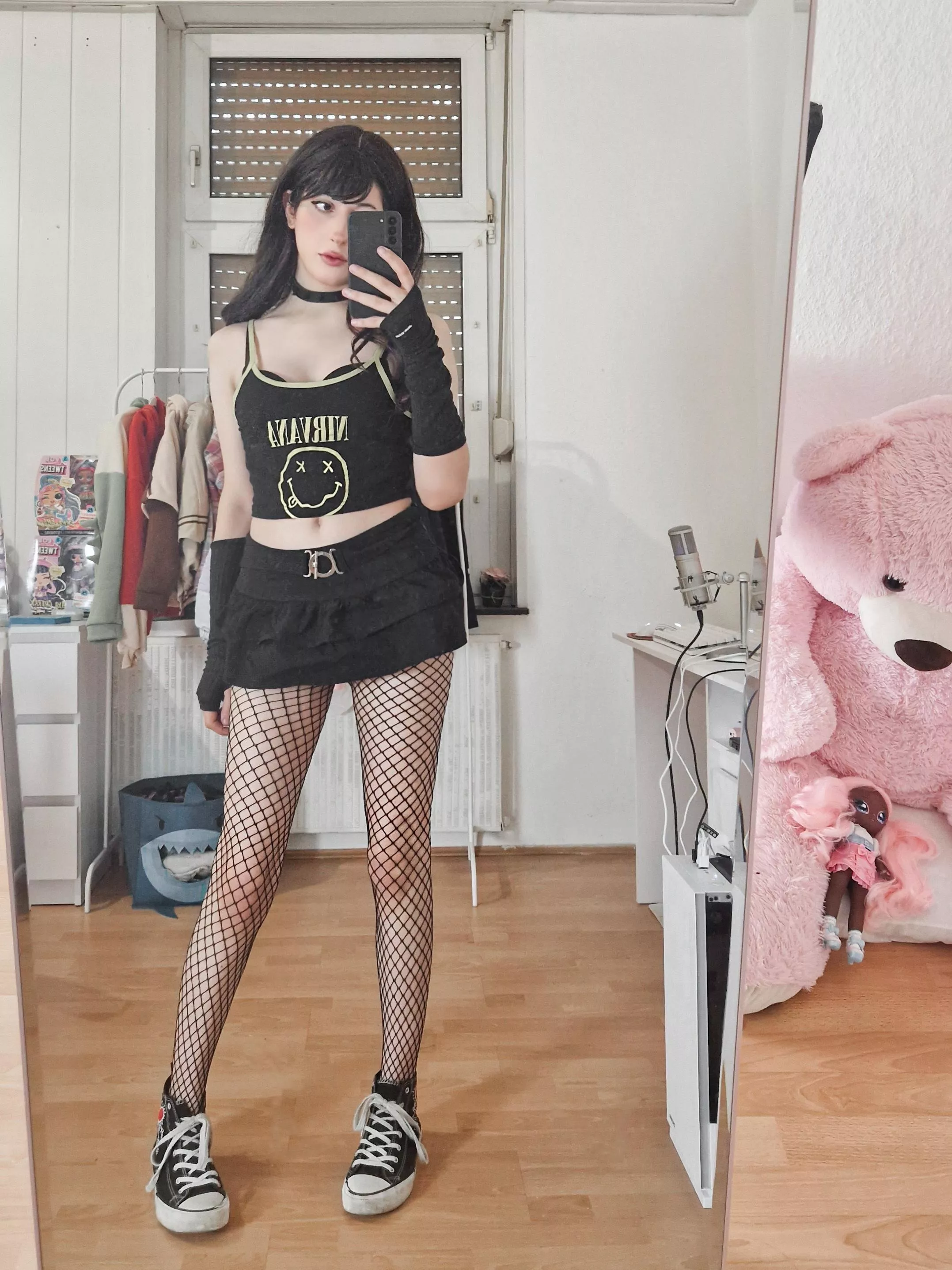 first reaction seeing me? 💗 :O posted by purutrap