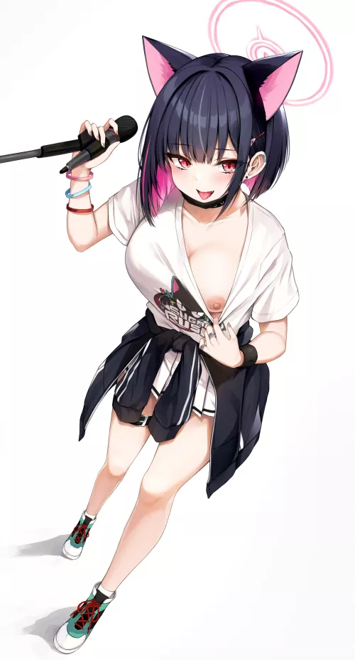 Flashing at the concert by xSaviour_N