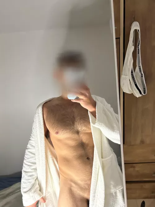 Fresh out of the shower, what are we doing tonight? by DeepInTension