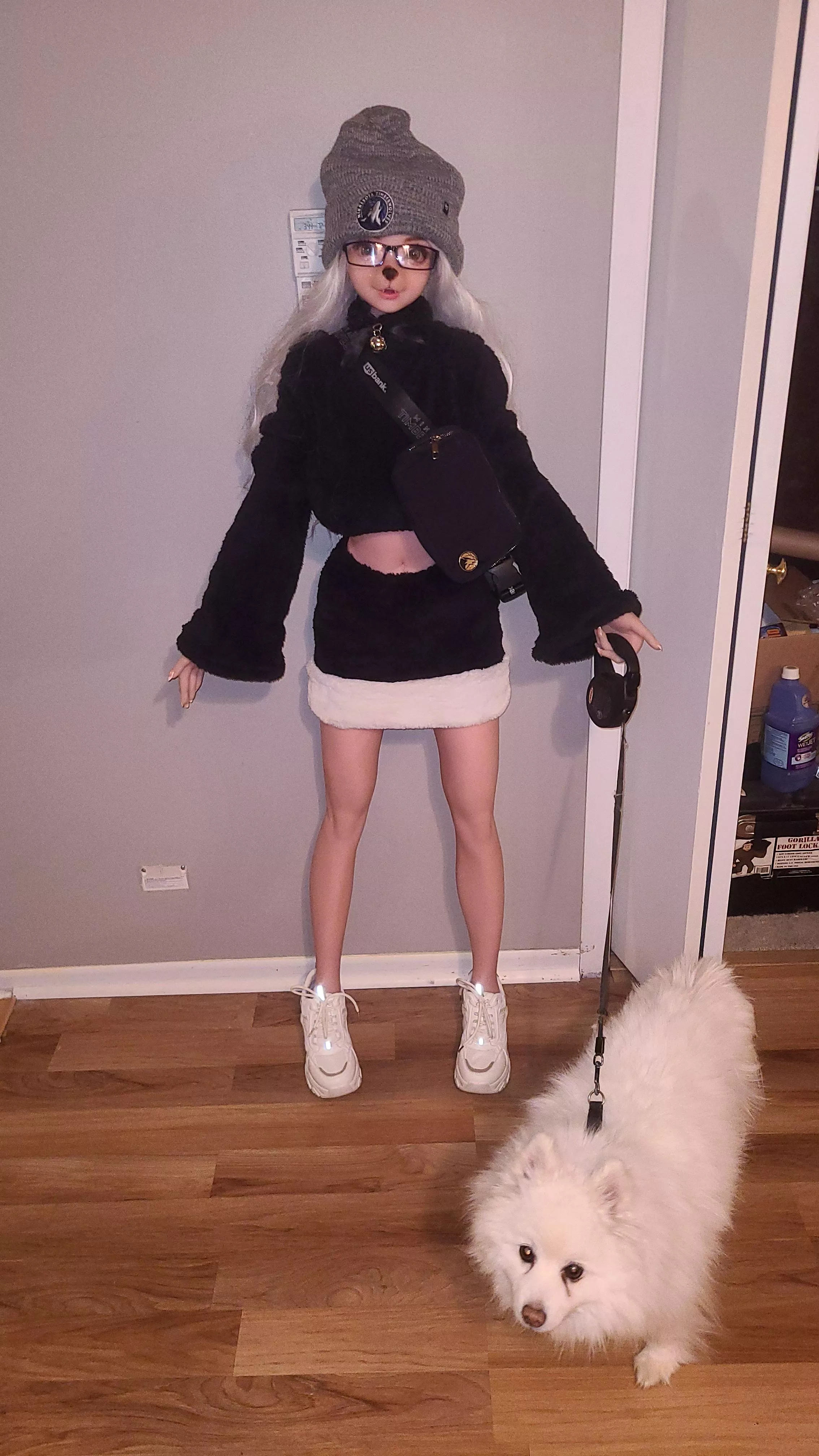 Going Out to walk the dog posted by thatkurokitsune