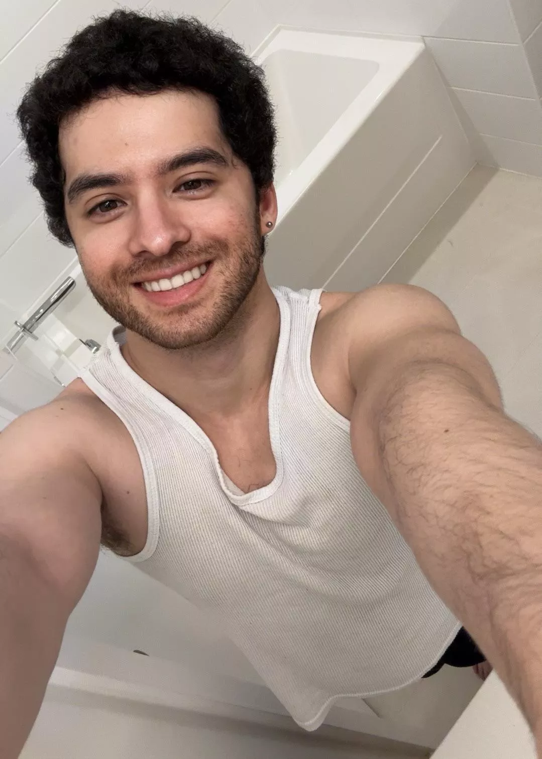 Good night! 😘 (Sorry about the messy hair) posted by mccola123