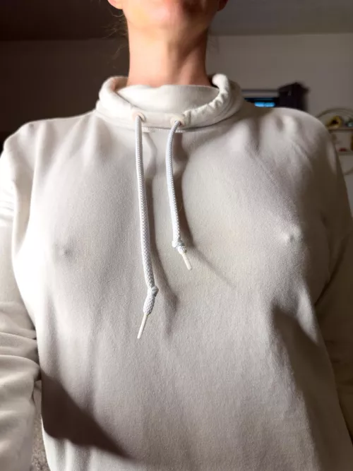 It might be cold out, but the bra stays off by p1napplegoddess