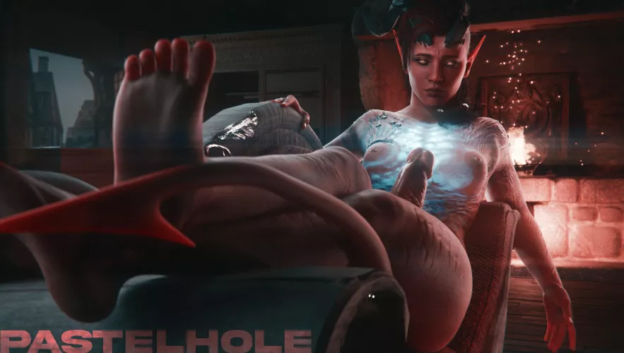 Karlach, (pastelhole) [Baldur's Gate 3] by seequiNz