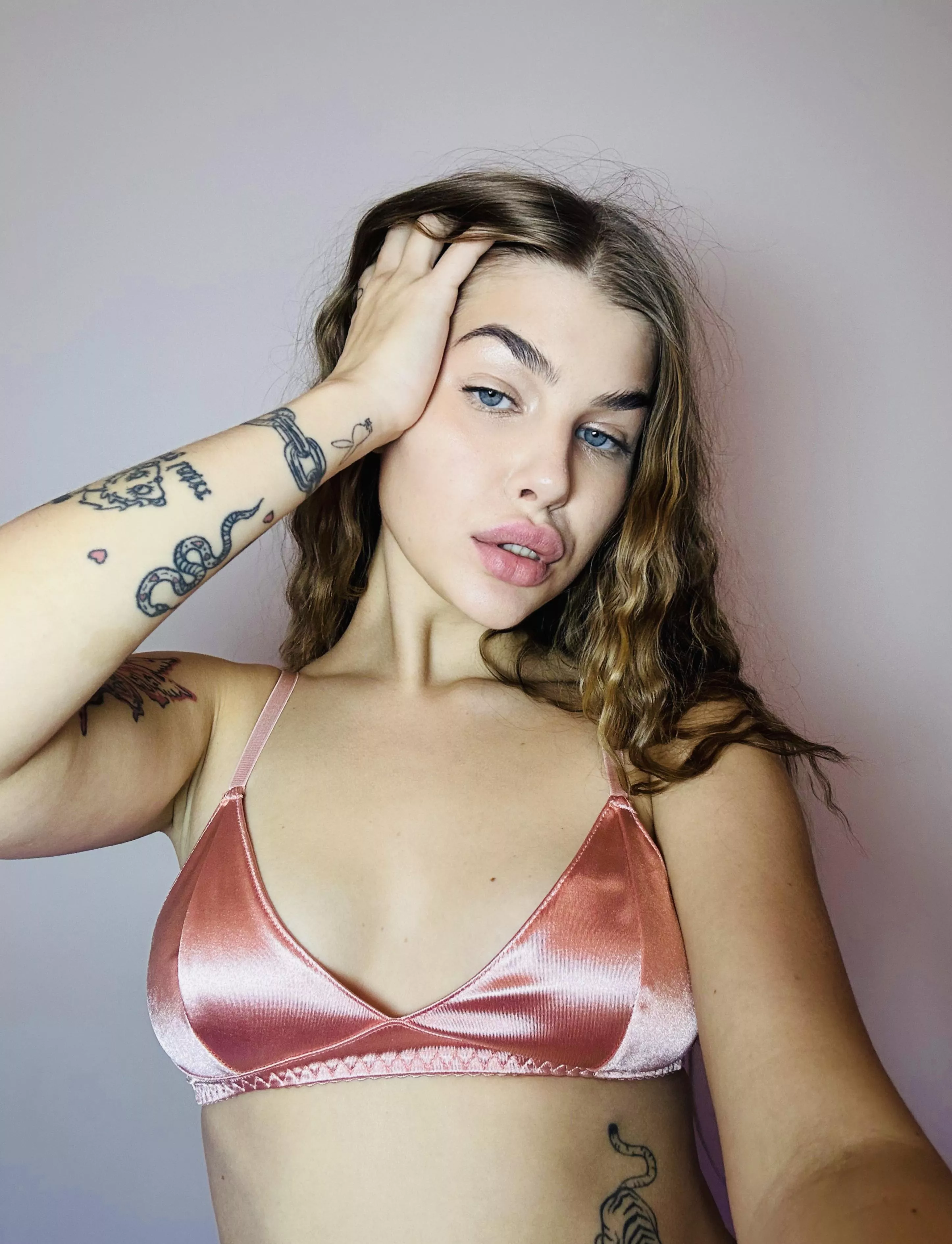 My bra is also pink to match my peaches posted by Asciticpondweed