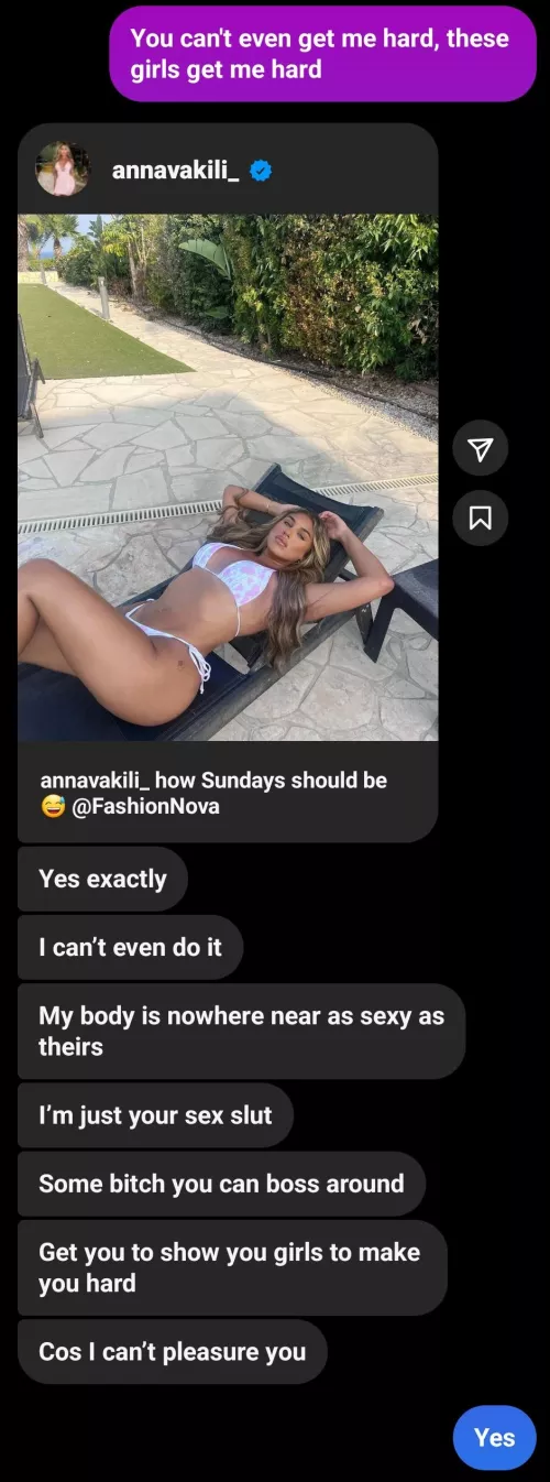 My cuckqueen gf getting degraded while she makes me cum for another girl by bethfcker