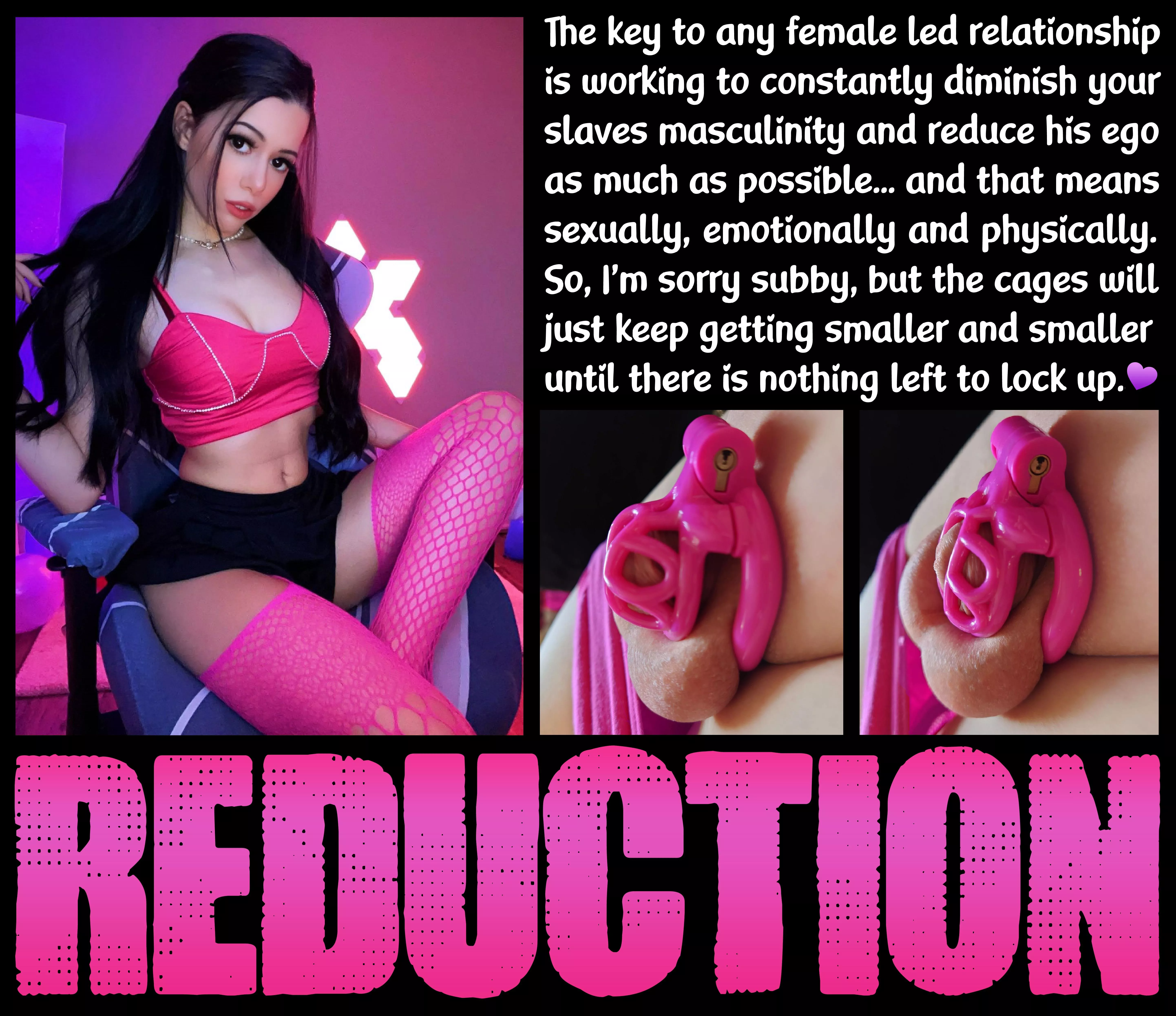 REDUCTION [chastity] [femdom] [shrinking] posted by Teas_Denial