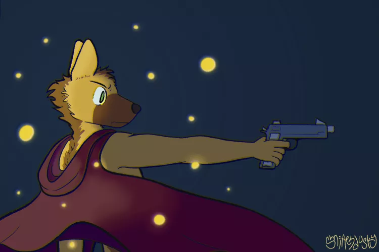 steel yourself; take aim. (art by me <3) by SmittenDusky