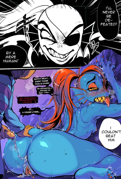 [Undyne] is defeated by [Frisk] (Nam) by ImpressionKind6769