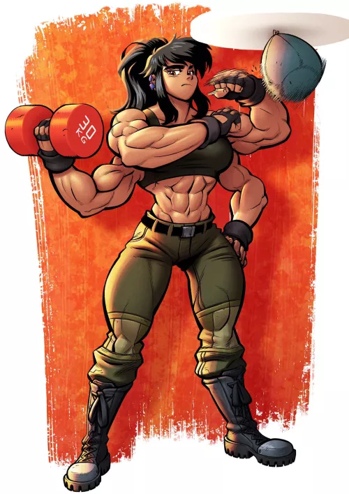 Val Naomoto [@tilingart] by TheTMoneyMan