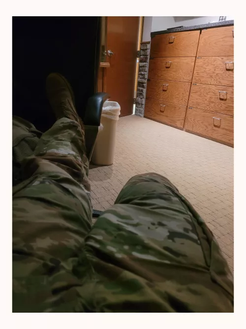 What would you do if you walked in the office and seen my pants like this? by Leading-Sentence-148