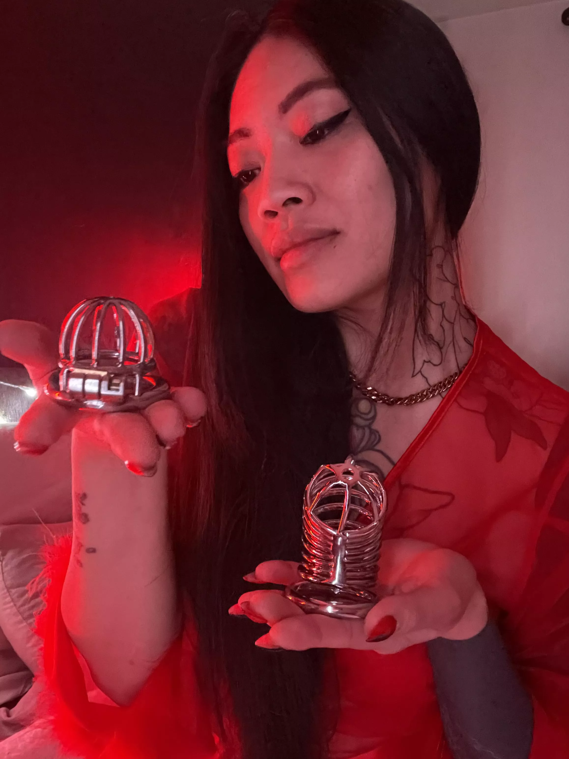 Which would be best fit for you? 🥹 Your pathetic peanut deserves to be locked up! posted by PeggyWK_SFW