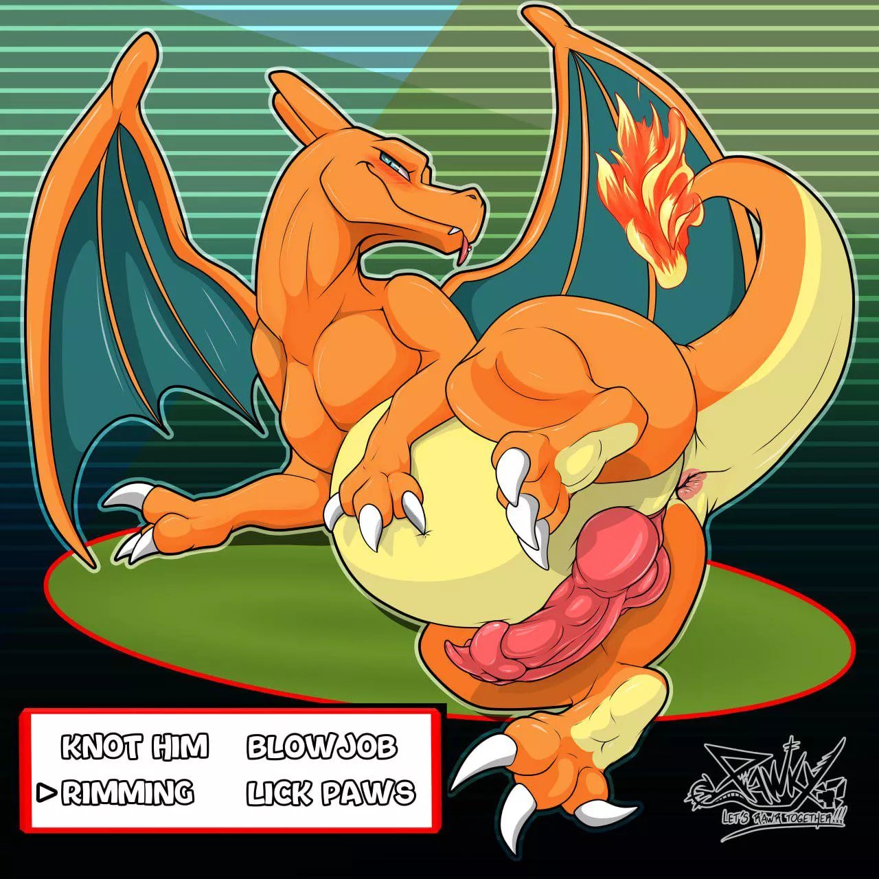 Wild Charizard [M] (Pawky) posted by Bayzzhorex3
