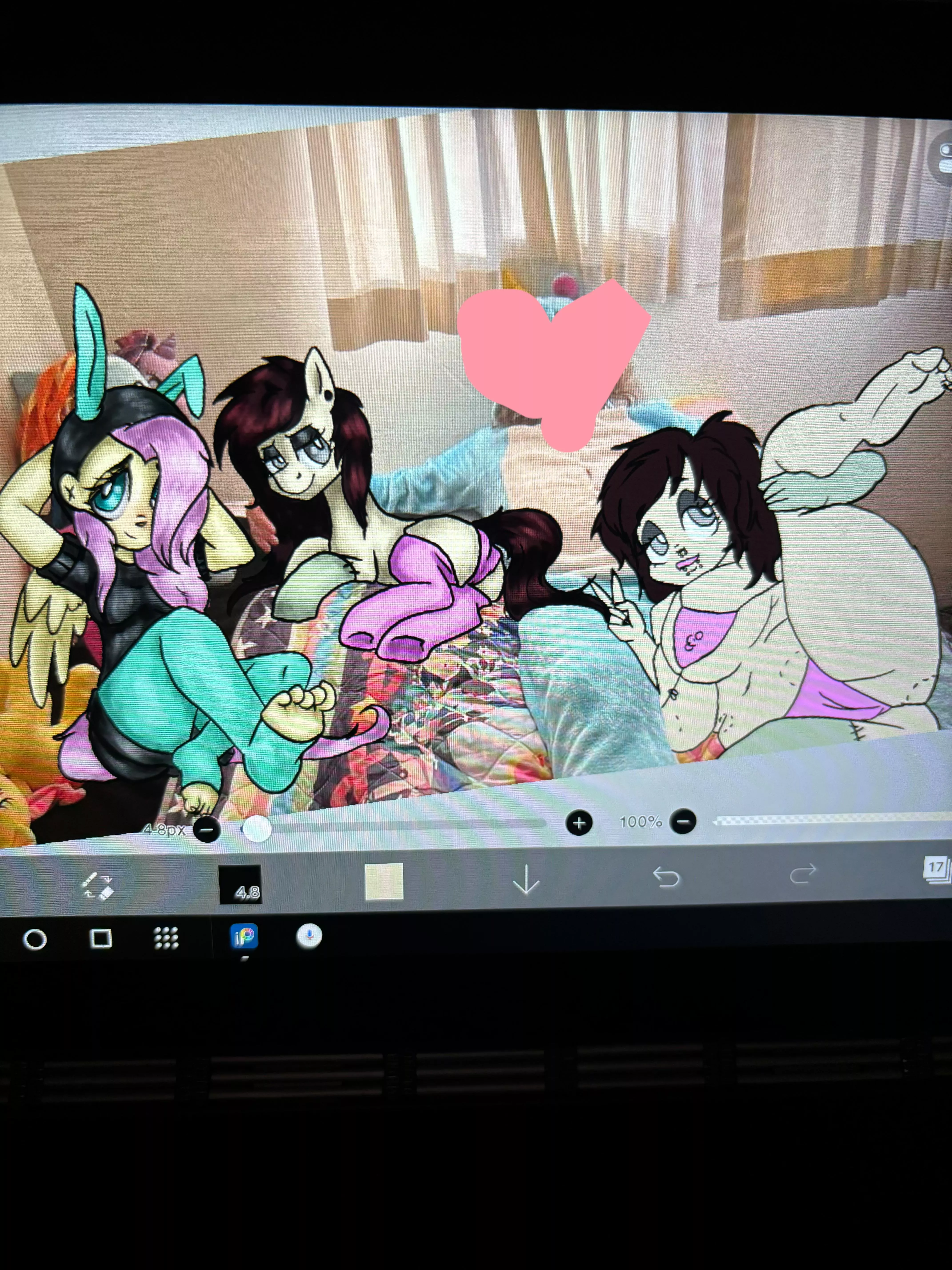 Working on some special art for a friend of mine X3 posted by Tasty-Leading-3571