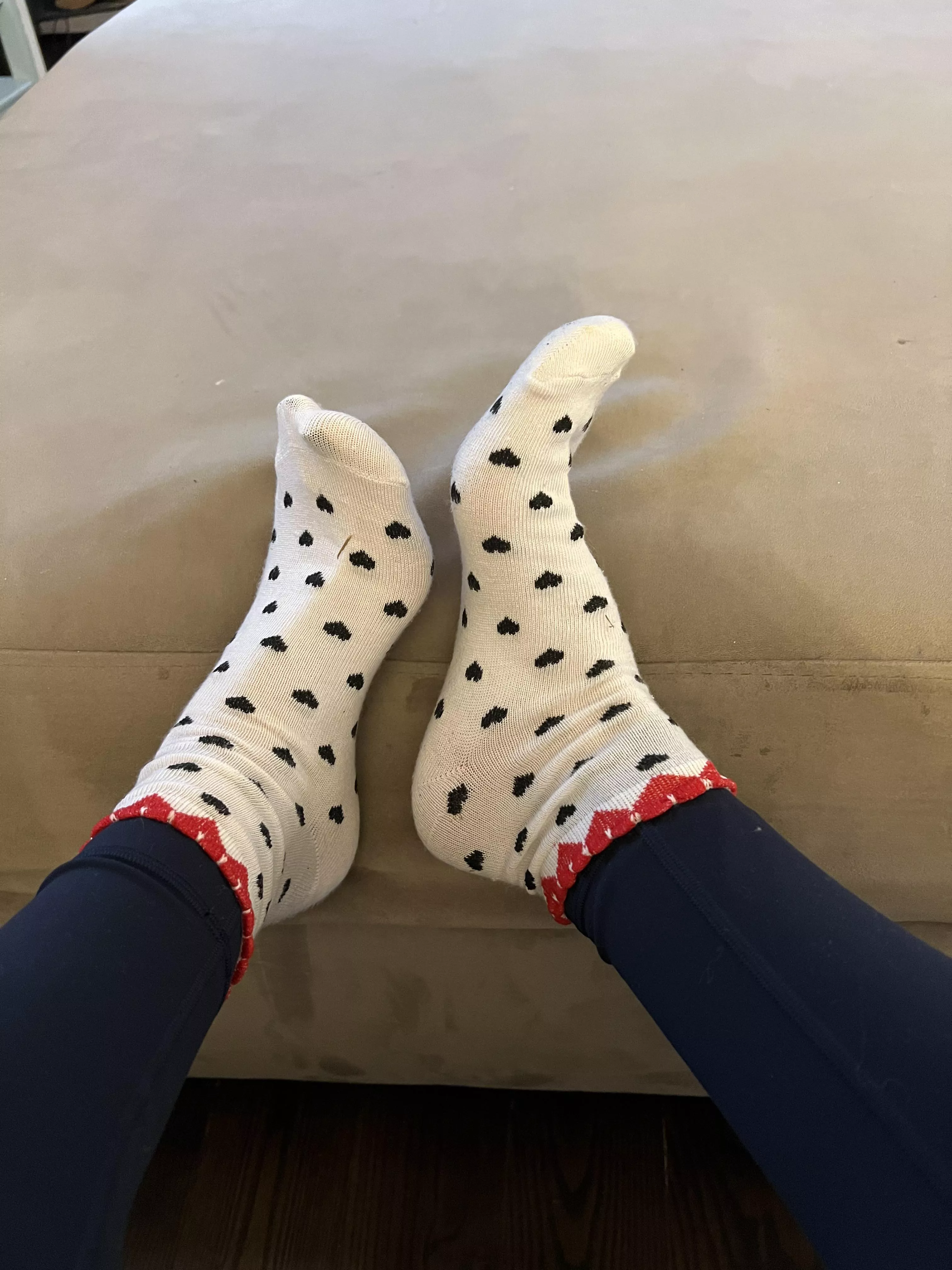 A lucky boy is getting these cute socks today 😏 Who wants the next pair? posted by urbarefootbarbie