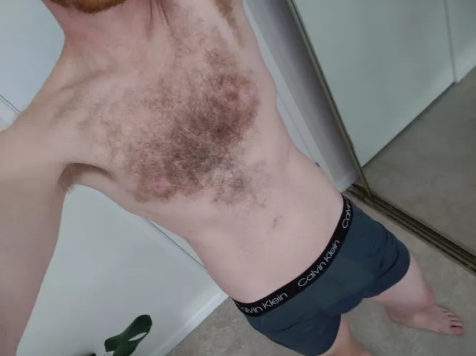 Anyone want to run your hands through my chest hair? Or maybe just my lick my pit? by TheMarriedGinger