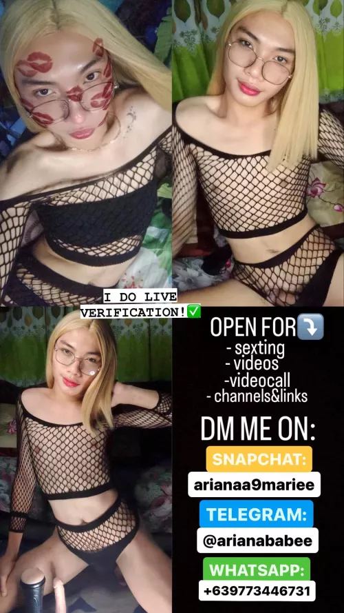 asian sissy, down for sexting, videocall and hot videos🔥 by arianaa_babee