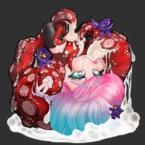 Bound by many tentacles (@Nothosaur) by cutesyfemboyq