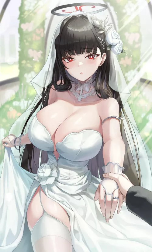 Bride Rio [Blue Archive] by CheetahSperm18