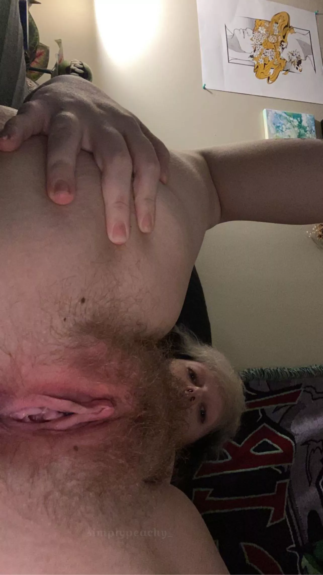 Hairy as can be posted by simplypeachy_