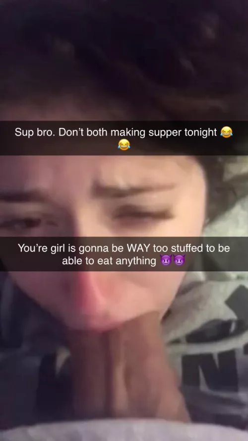 He’s stuffing your girlfriends face as we speak 🥲😂 by ashhtyyn