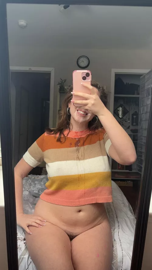 Im covered in my reward for being a good slut by lilmissgangbang