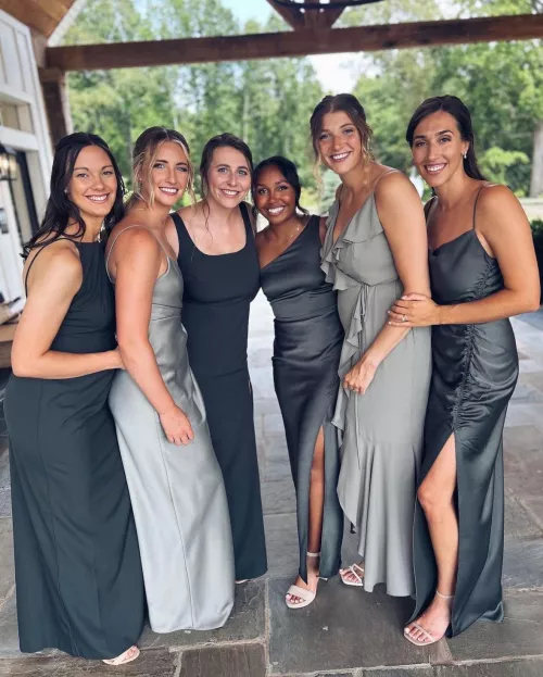 Line up these gorgeous bridesmaids by hbod81