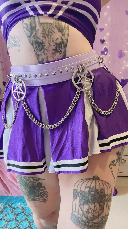 mini cheerleader skirt by dreamy_angel777
