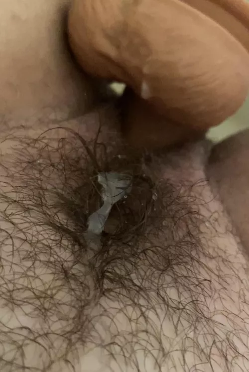 My bull wanted to watch me masturbate with his seed in me… 🥵 by ButtMucking
