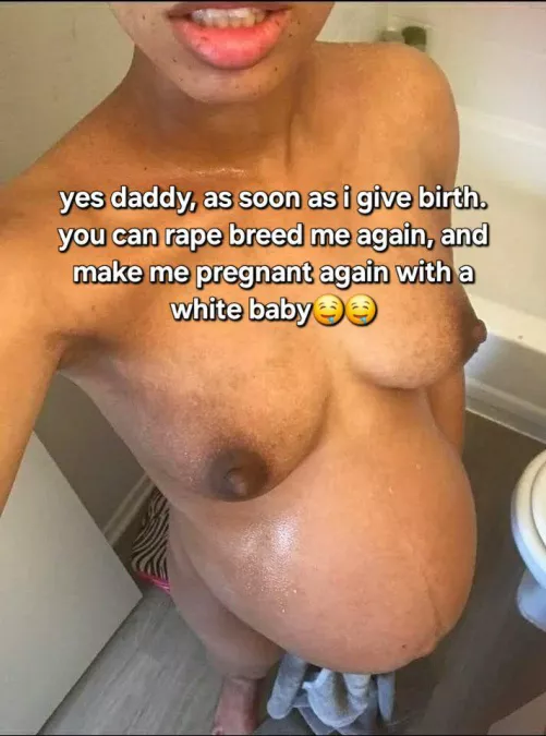 My hubby will help raise a white baby 🤫😏🤰🏾 by bright_goddess