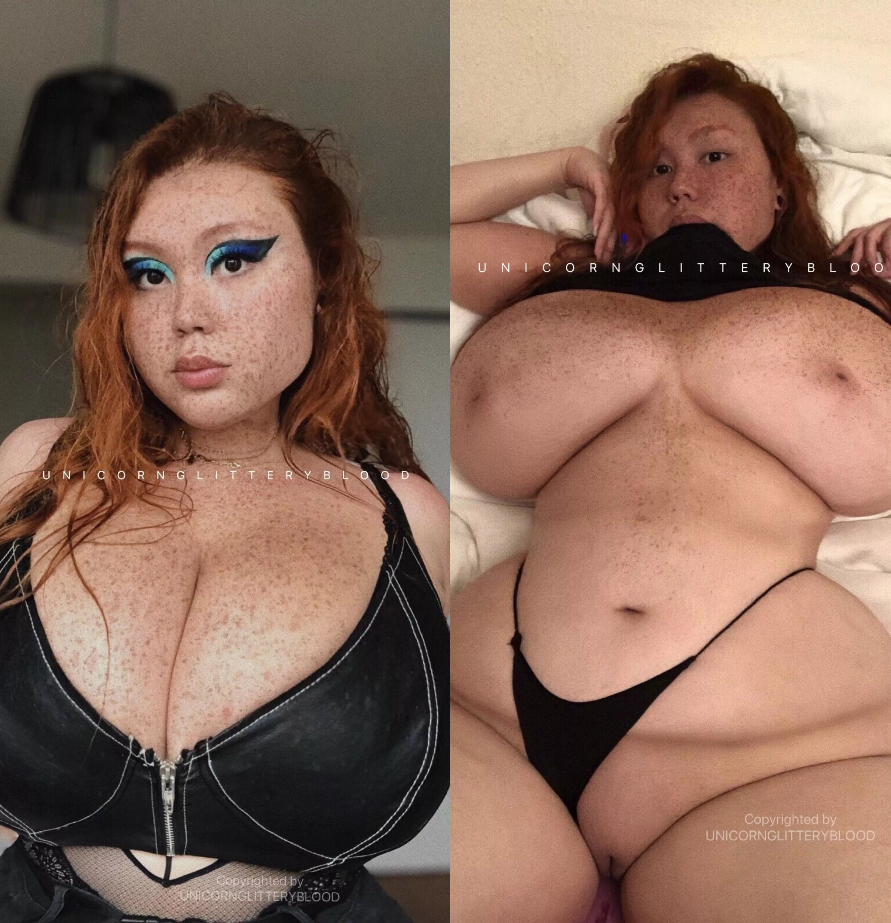 [OC] what people see irl vs reddit! which is better? posted by Unicornglitteryblood