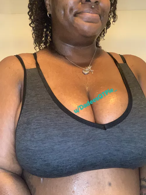 Oops! I forgot to take off my sports bra will you help me get it off with your sensual touch ?;) by DadeesQTPie_