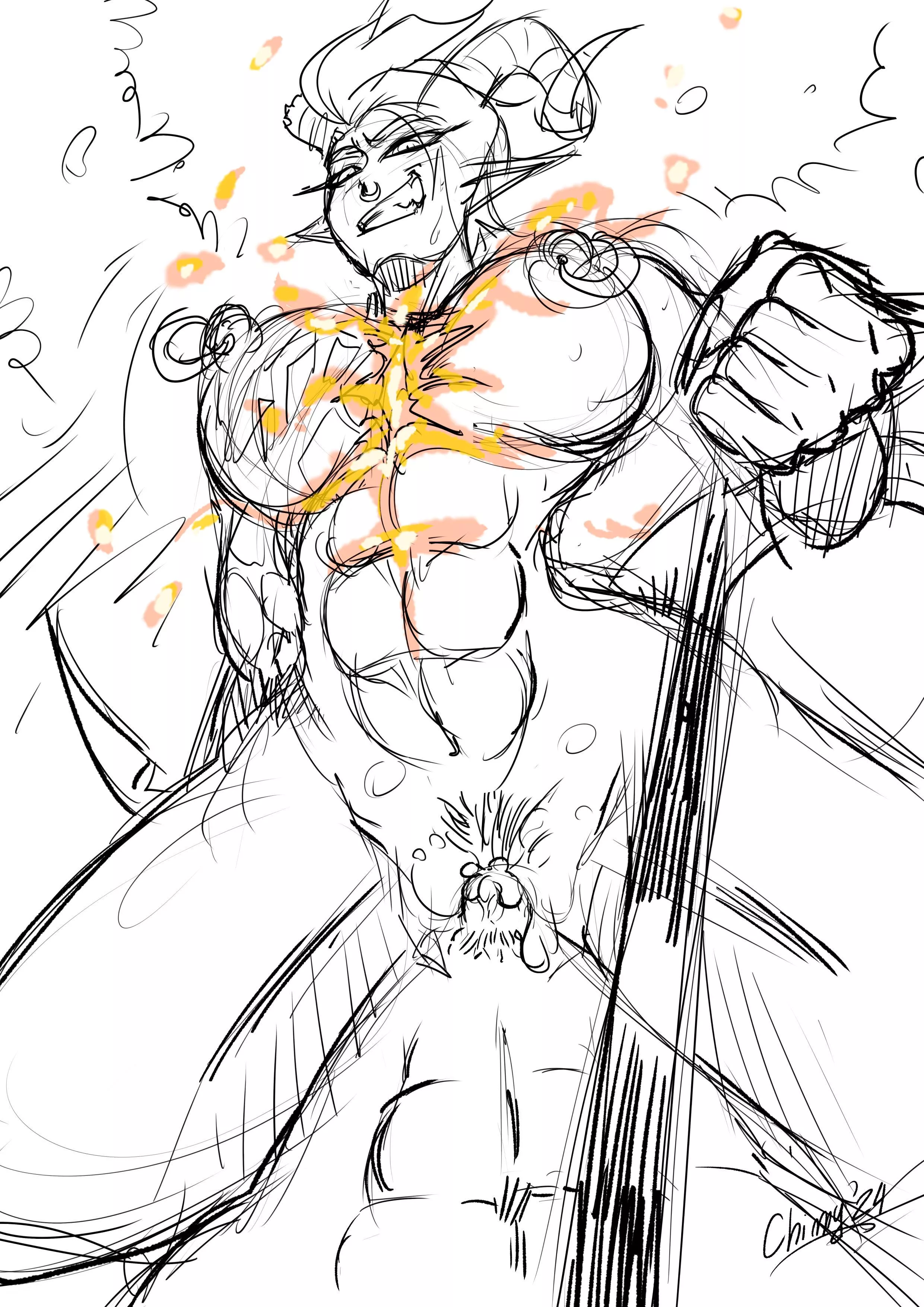 POV: Karlach likes you too much!!! From ChimyArt ;) posted by ChimyArt