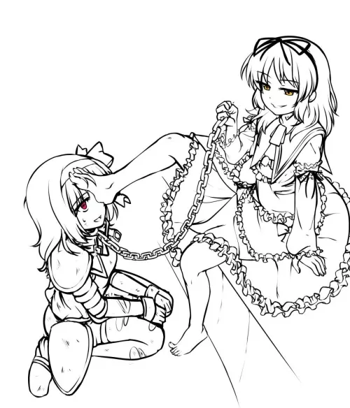 She likes being a footstool [myuk] by TheDeviantCircus