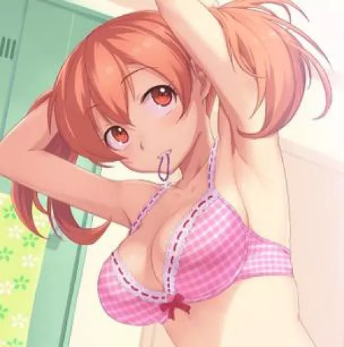 She turns her head to check her pits. What do they smell like? by Aggravating_Extreme8