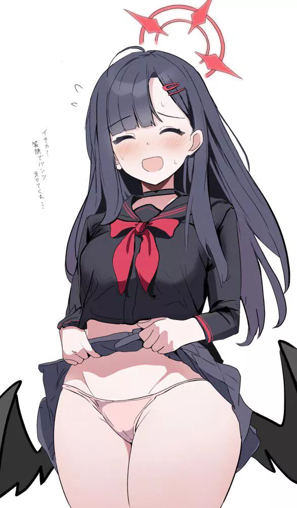 Showing off her panties posted by xKillua666