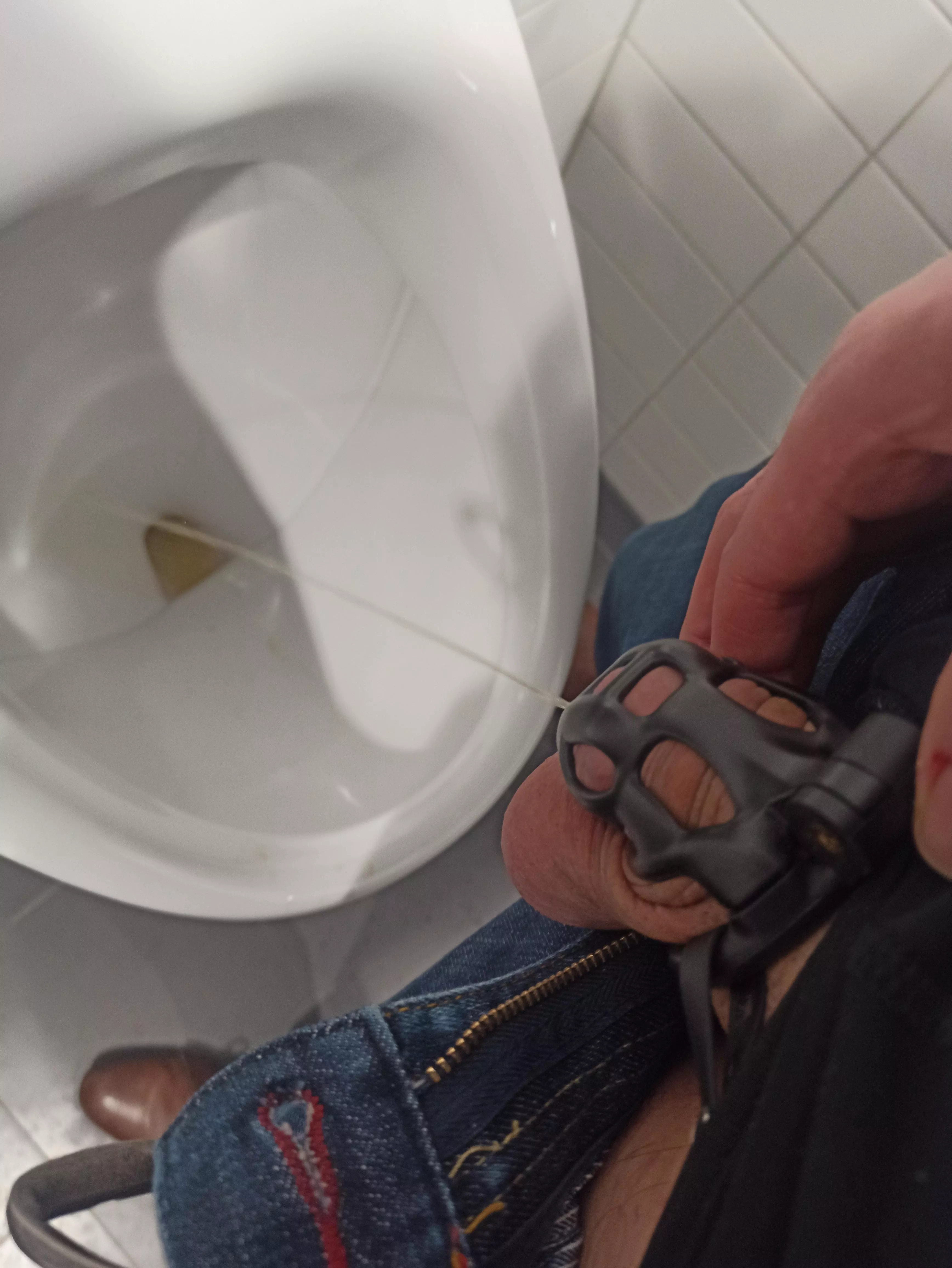 So one can pee standing up. Even at a public restroom. posted by dtr_3350