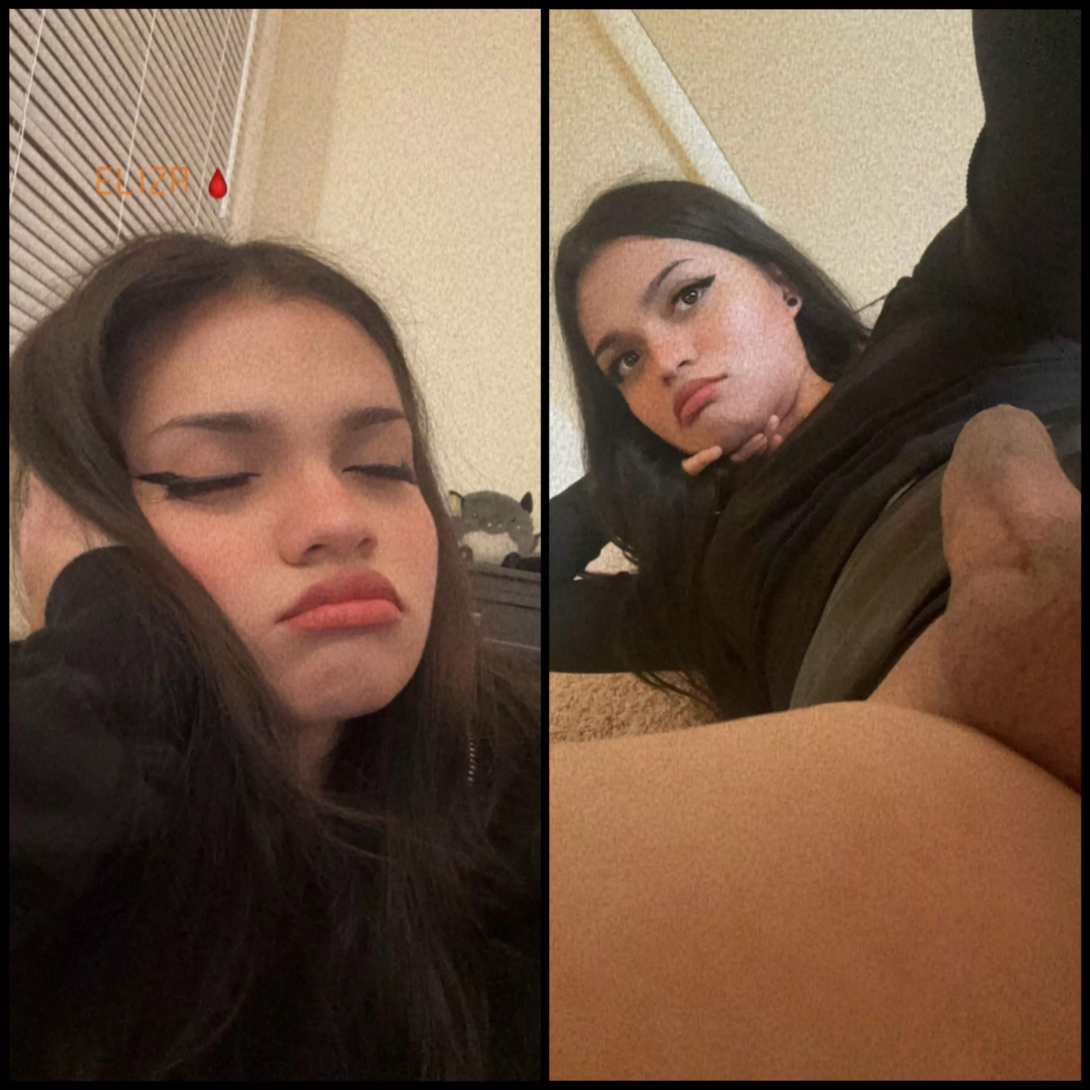 Suck on it?🖤😤 posted by ComradeLilith