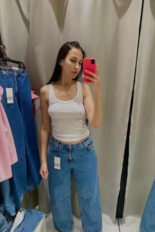 take the jeans or the top or both? by hotbrunettegirll