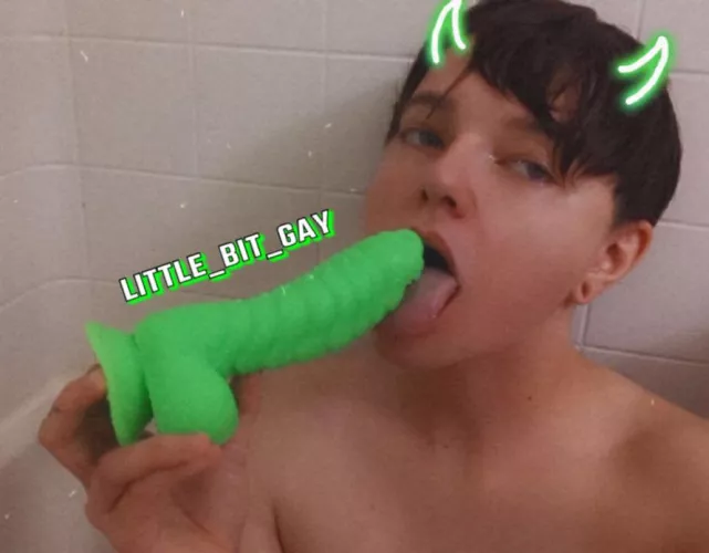 This boi just got a new toy... the texture is insane 🤤 by little_bit_gay