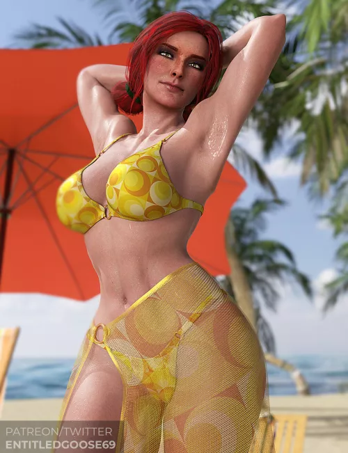 Triss (Entitled Goose) by Poke-Oji